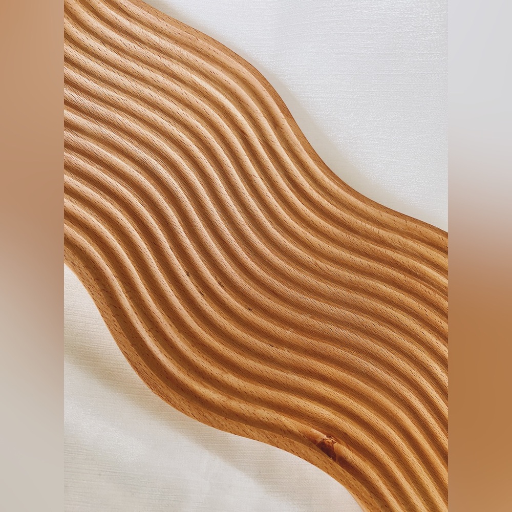 Abstract Wood Tray - Picture 2 of 5